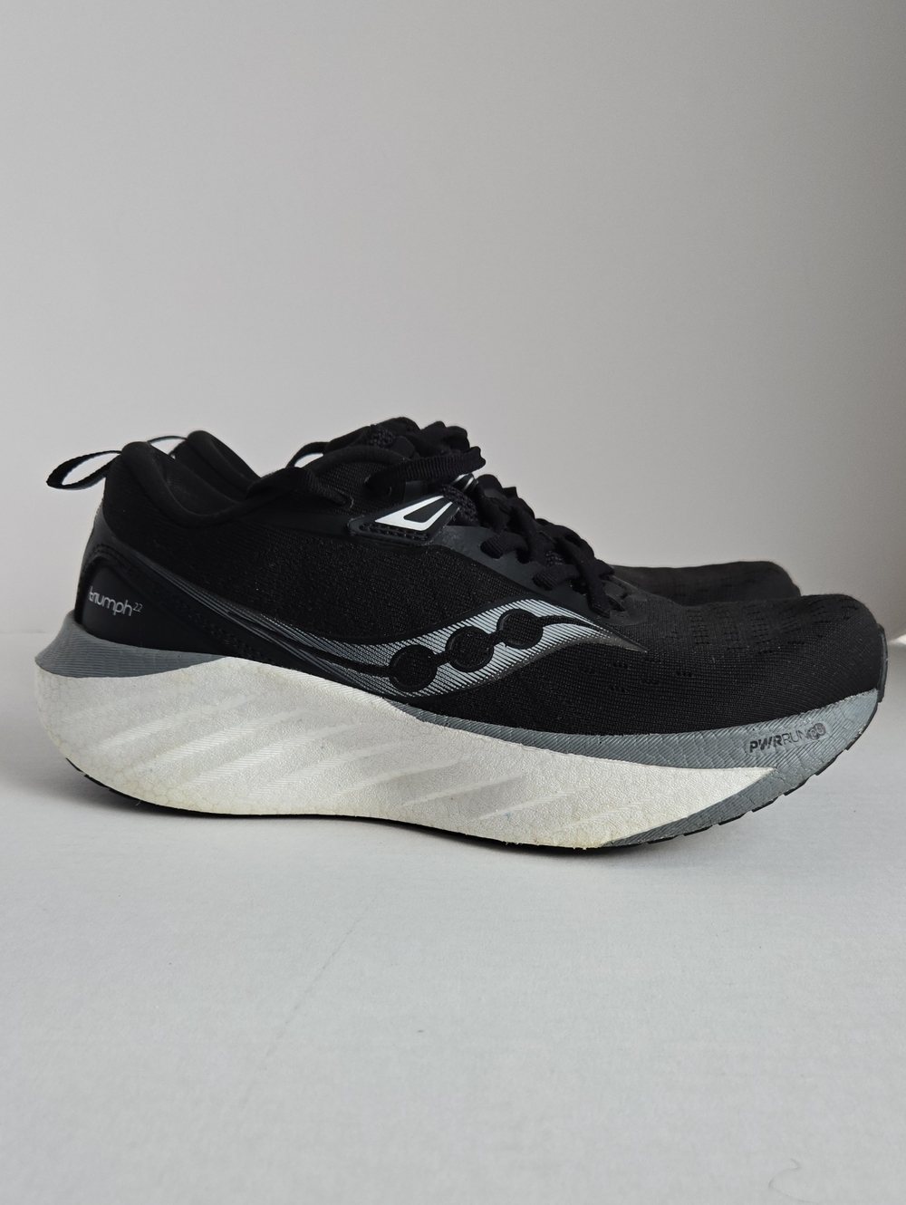 ​Saucony Triumph 22 Women’s Running Shoes Black White Size 8 S10964-200¹